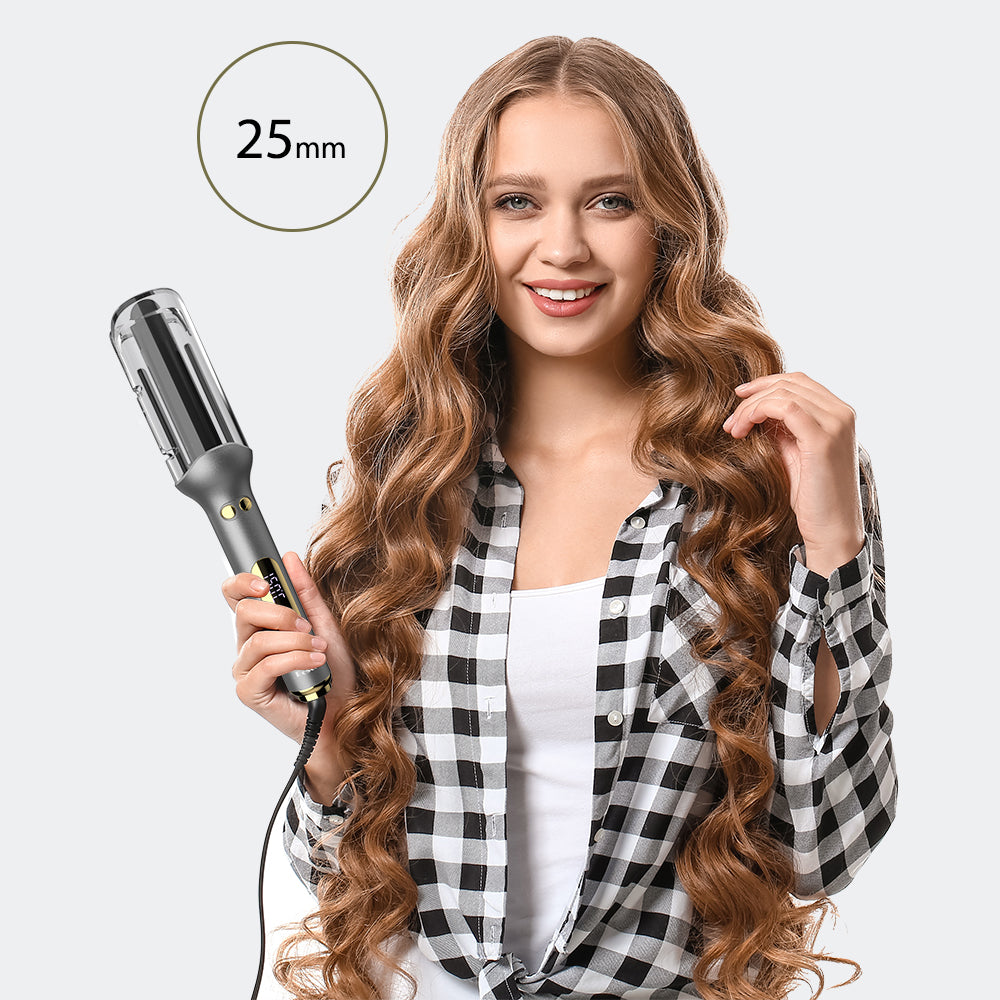 Qimmaol G-310 Automatische Krultang (25mm) | 14 Temperatuurinstellingen (100–230°C) / Anti-brand / Snelle Opwarming / Ionenzorg