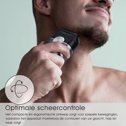 Qimmaol FK706 Mini elektrische scheerapparaat voor mannen met reisetui