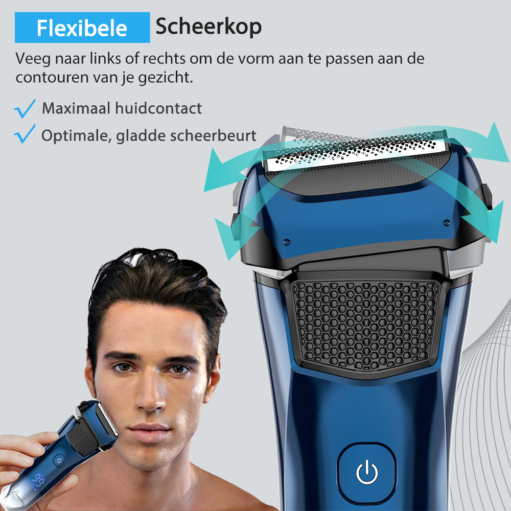 FK609 foliescheerapparaat voor mannen, blauw kleurverloop