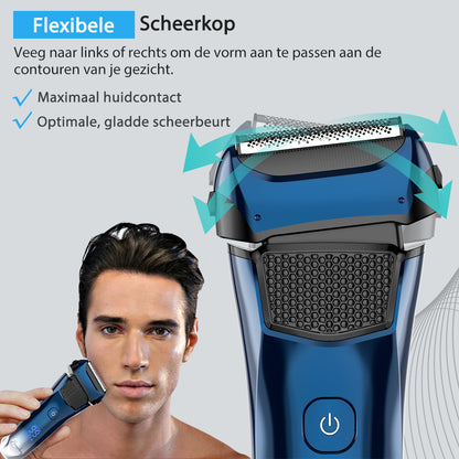 FK609 foliescheerapparaat voor mannen, blauw kleurverloop